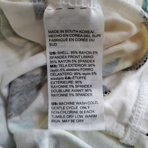 Chicos T Shirt Womens Small / Chicos 0 Floral Casual Tropical Summer Resort - Picture 6 of 10